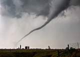Tornado in west Oklahoma oilfield - Fairview, Oklahoma