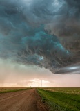 Turbulent storm clouds - Johnson City, Kansas