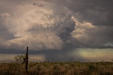 Dramatic thunderstorm updraft - Aspermont, Texas