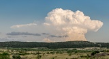 Isolated cumulonimbus - San Angelo, Texas