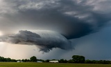 Mesocyclone over farm - Tonkawa, Oklahoma