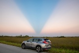 Anticrepuscular cloud shadow - Everglades National Park, Florida