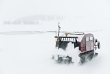 Snow coach in Hayden Valley - Yellowstone National Park, Wyoming