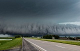 Ragged shelf cloud - Maryville, Missouri