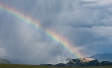 Monsoon rainbow - Chiricahua National Monument, Arizona