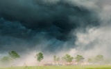 Dust storm - Bloomfield, Iowa