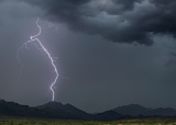 Lightning over the Winchester Mountains - Willcox, Arizona