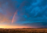 Desert rainbow - near Marathon, Texas