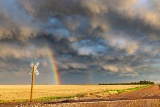 Rainbow and storm - Holyoke, Colorado
