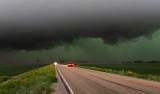 Approaching squall line - Clarks, Nebraska