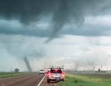 Multiple-vortex tornado - Selden, Kansas