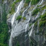 Waterfalls - Tracy Arm Fjord, Alaska